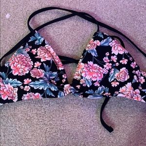 flower bikini top